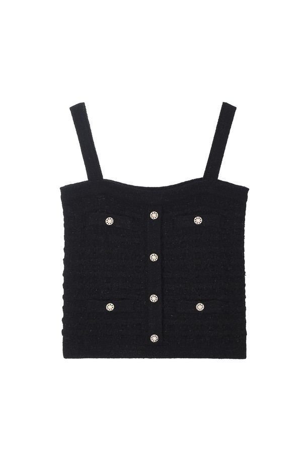 RENEJ - 스웨터 - Tweed Sleeveless Knit