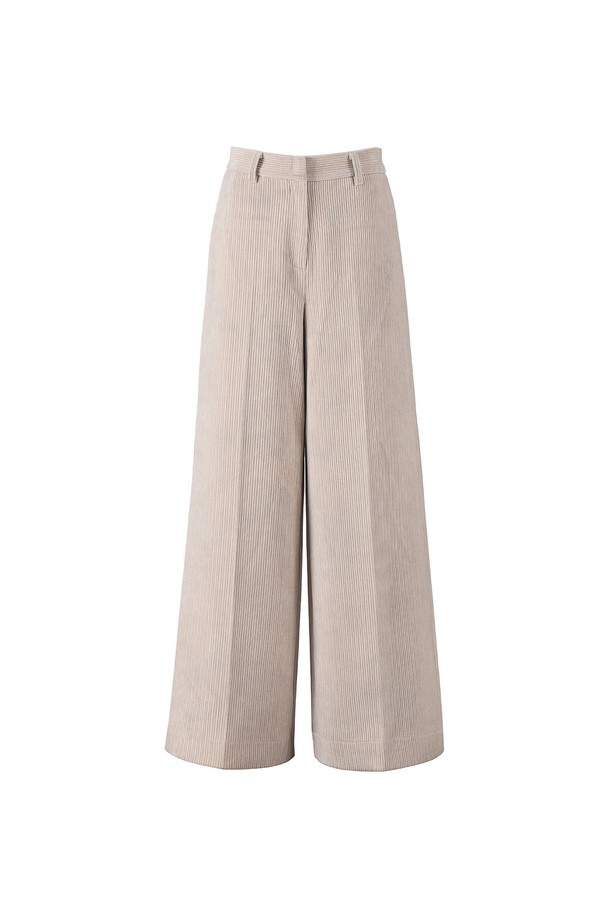 RENEJ - 롱/미디팬츠 - Belua Corduroy Wide Pants