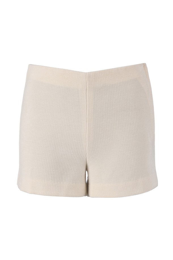 RENEJ - 쇼트팬츠 - Corduroy Basic RIB SHORTS