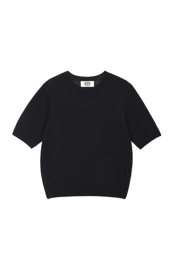 RENEJ - 스웨터 - Holga Raccoon Short-Sleeved Knit