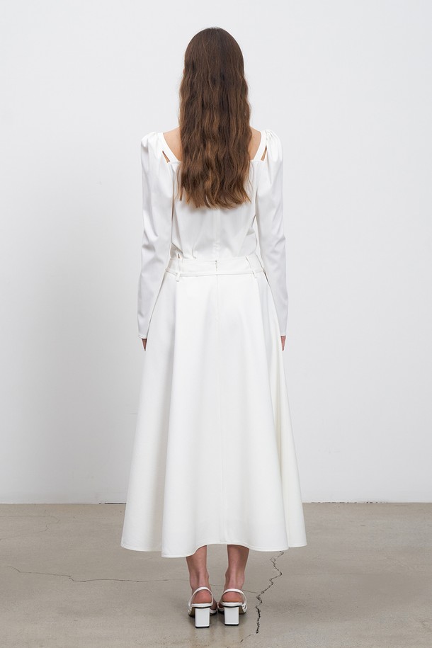 RENEJ - 롱스커트 - A Line Flair Long Skirt