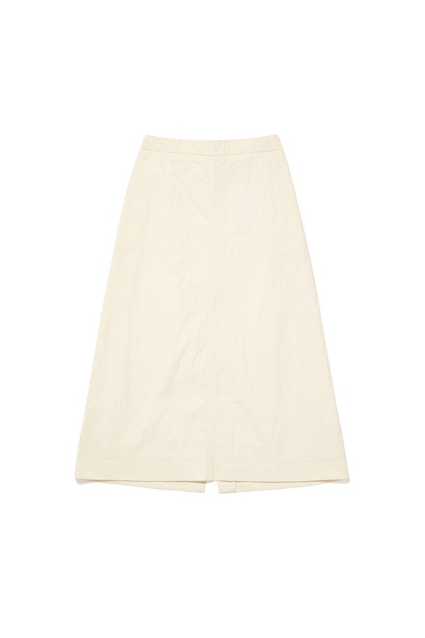 RENEJ - 롱스커트 - Back String Nylon Skirt