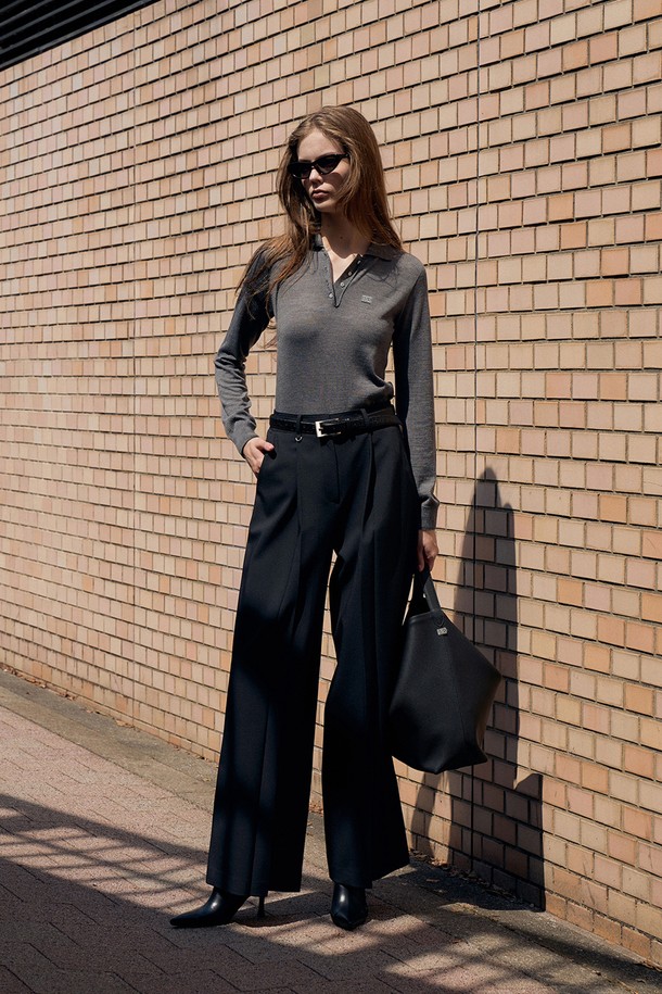 RENEJ - 롱/미디팬츠 - Seine Wide Pants