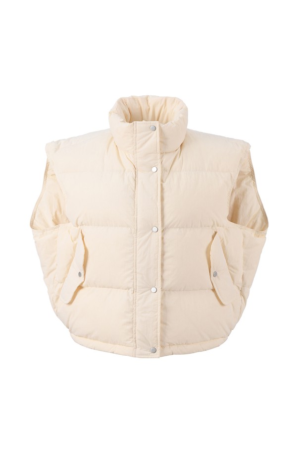 RENEJ - 패딩 - Pocket Goose-Down Padding Vest