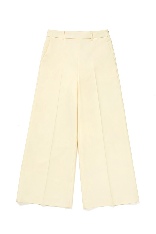 RENEJ - 롱/미디팬츠 - Classic Low Wide Pants