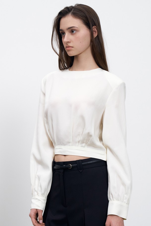 RENEJ - 블라우스 - Volume Banding Blouse