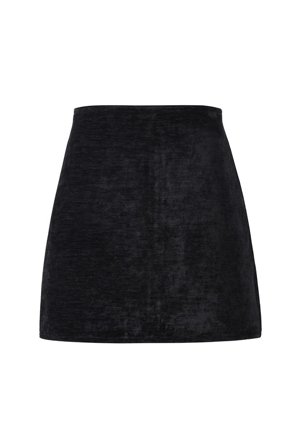 RENEJ - 미니스커트 - Velvet Rain Mini Skirt