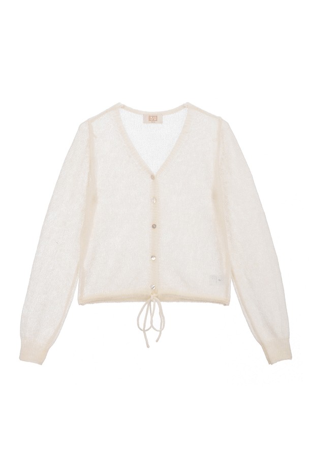 RENEJ - 가디건 - Mohair String Knit Cardigan