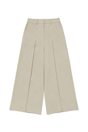 Pleated Wide Trousers