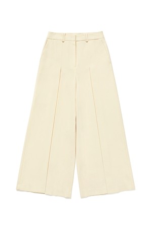 Pleated Wide Trousers