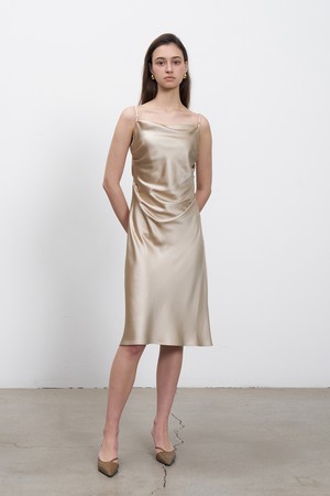 Drape Slip Dress