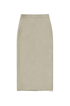 Wool Blended H-line Skirt