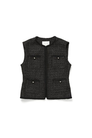 Trimming Tweed Vest