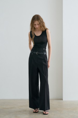 Classic Linen Wide Pants