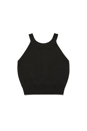 Cotton Hole Sleeveless Knit