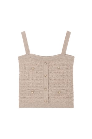 Tweed Sleeveless Knit