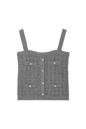 Tweed Sleeveless Knit