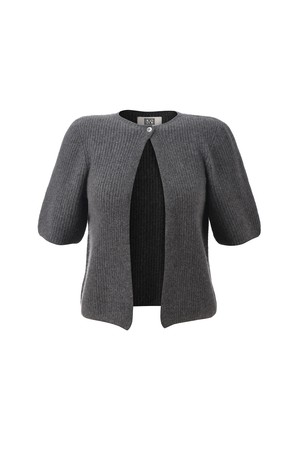 Button Half Cardigan