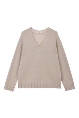 V Neck Wool Knit