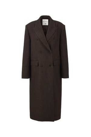 Twill Double Long Coat