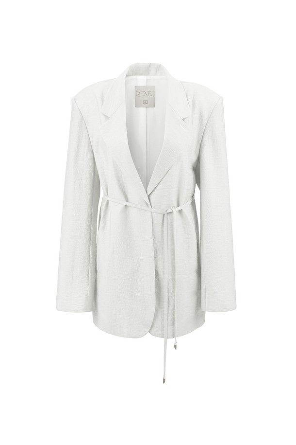 썸머 아바 테일드 오버사이즈 재킷은 여성 고객을 위한 아우터 상품입니다. 오피스룩과 일상 모두 활용 가능한 테일러드 스타일의 재킷으로, 클래식하고 미니멀한 무드를 연출합니다. 아이보리, 베이지, 블랙 세 가지 색상으로 출시되었으며, 레이온, 린넨, 나일론 혼방 소재로 제작되어 여름에도 시원하게 착용할 수 있습니다. 허리끈과 로고 장식이 포인트이며, 안감이 있어 깔끔한 마감 처리를 자랑합니다. 오버핏 디자인과 긴 소매 기장으로 편안하면서도 세련된 스타일을 완성합니다.
