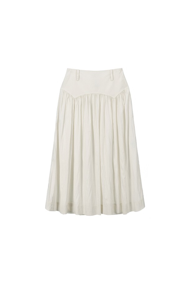 와이드 플레어 롱 스커트

**Windy Flare Long Skirt(와이드 플레어 롱 스커트)**는 여성스러운 실루엣을 연출하는 롱 스커트입니다. 레이온과 나일론 혼방 소재로 제작되어 얇고 뻣뻣한 촉감과 함께 봄, 여름, 가을 시즌에 착용하기 좋습니다. 허리 상단의 곡선 디테일과 하단의 개더링 디테일이 플레어 라인을 더욱 풍성하게 만들어 볼륨감 있는 스타일을 완성합니다. 안감이 있어 비침 걱정 없이 편안하게 착용 가능하며, 신축성이 있어 활동성을 높였습니다. 데이트룩, 카페룩, 모임룩 등 다양한 TPO에 클래식, 미니멀, 로맨틱 스타일로 연출해보세요.
