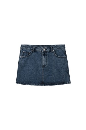Row Denim Mini Skirt