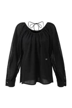 Frilly Off-shoulder Blouse