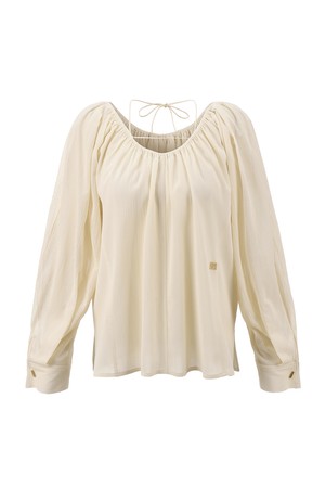 Frilly Off-shoulder Blouse