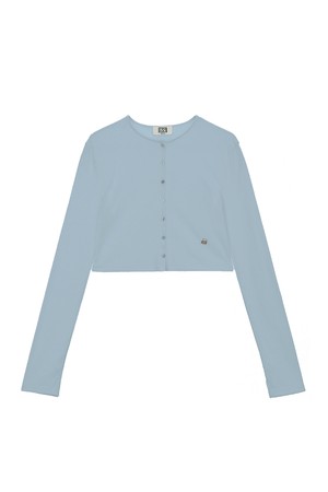 Boucle Button Short Cardigan
