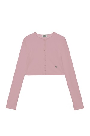 Boucle Button Short Cardigan