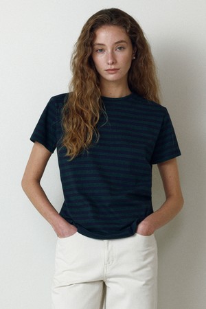 Fine miu dangara T-Shirt (Navy)