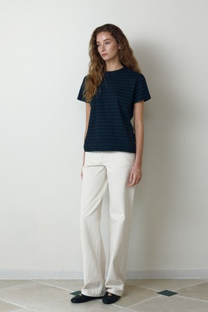 Noir Straight Denim Pants (Oatmeal)