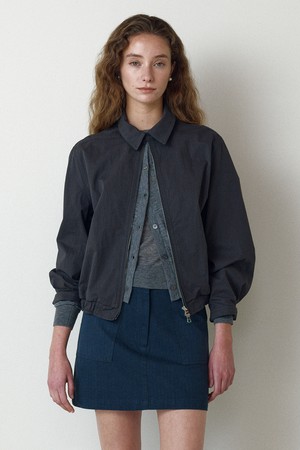 Liora sandy blouson jumper (Charcoal)