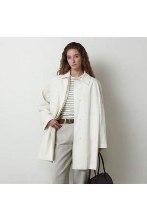 Bay trench coat (Cream)