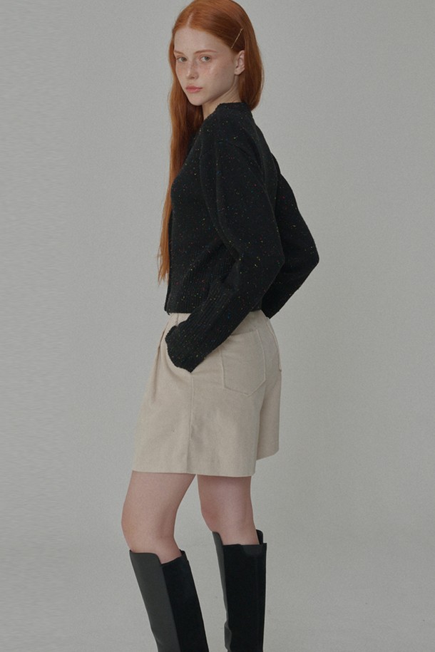 OPENING SUNSHINE - 쇼트팬츠 - [리퍼브]Corduroy Two-tuck Shorts_Beige