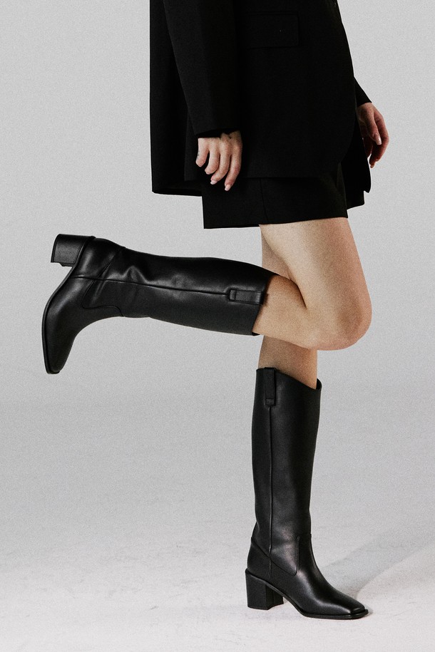 AWESOME DEW - 부츠/워커 - [AWESOME DEW]Modern Quad Long Boots_ADS454