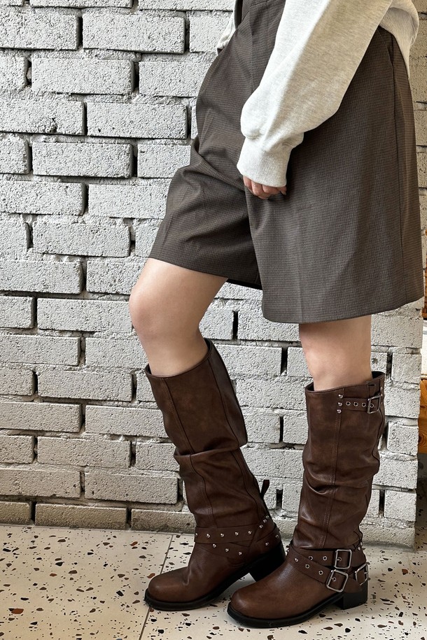 AWESOME DEW - 부츠/워커 - [AWESOME DEW] Nuvola Long Boots_ADS494