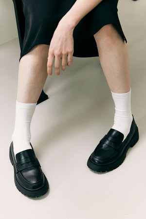 [리퍼브 상품]Platform Penny Loafer_ADS466_3.5cm