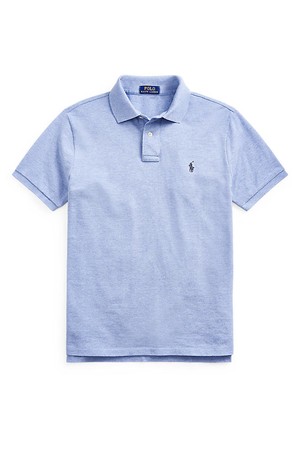 폴로 랄프 로렌 커스텀 슬림핏 메시 폴로 셔츠 MNPOKNI1N820402_BLUE-a