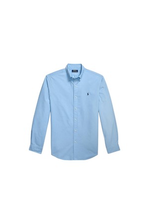 폴로 랄프 로렌 커스텀핏 가먼트 다이 옥스포드 셔츠 MNPOWOV16824698_BLUE-a