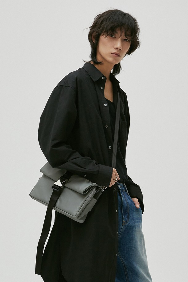 HYIIⁿ - 숄더/크로스백 - [Unisex] Hybrid Two Way Shoulder Bag Grey