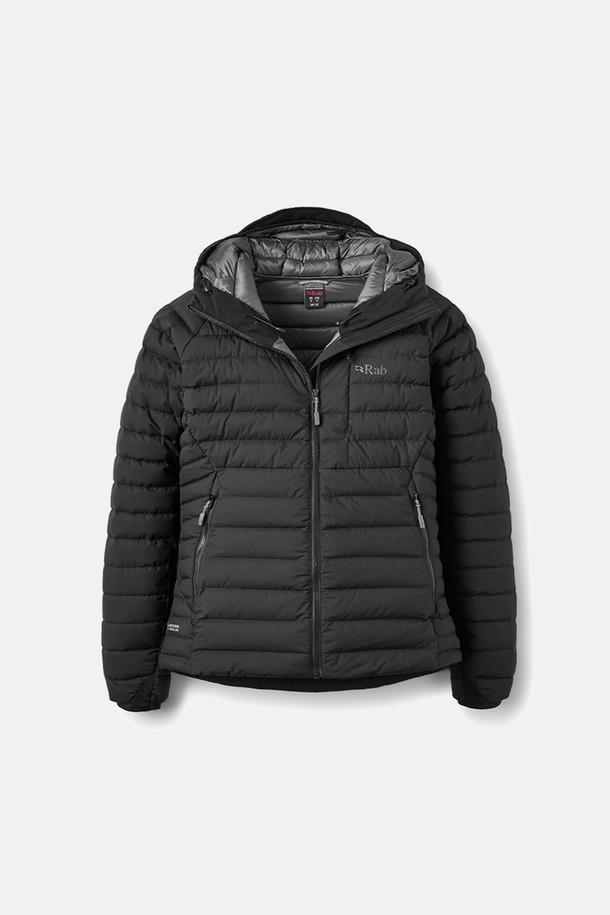 Rab(랩) 마이크로라이트 윈드스토퍼 후디(여) Black는 등산, 클라이밍, 아웃도어 활동에 적합한 여성용 아우터입니다. 방풍, 방수, 보온 기능과 경량성을 갖춰 사계절 내내 활용 가능하며, 슬림핏 디자인으로 스포티한 스타일을 연출합니다. 헬멧 호환 후드, YKK VISLON 지퍼, 가슴 포켓, 핸드 포켓, 신축성 있는 커프스, 조절 가능한 밑단 드로우코드가 특징입니다. 나일론과 폴리에스테르 혼방 소재로 부드러운 촉감을 제공하며, 블랙, 다크 피그 그린, 스틸 컬러로 출시되었습니다. 등산룩, 캠핑룩, 겨울 데일리룩 등 다양한 TPO에 미니멀하고 고프코어 스타일을 더할 수 있습니다.
