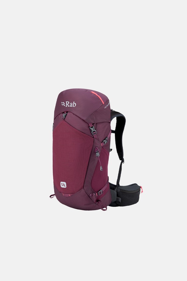 Rab(랩) 프로티움 33 ND(여) Mulberry(멀버리)는 여성 등산, 하이킹, 백패킹에 적합한 라지 사이즈 배낭입니다. 33L 용량으로, 튼튼한 나일론 소재와 버클, 지퍼형 잠금 방식으로 제작되었습니다. 보라색 계열의 Mulberry(멀버리) 컬러에 무지 디자인이 특징이며, 사이즈 조절 및 통기 기능으로 쾌적한 착용감을 제공합니다. 등산용 배낭으로 등판 시스템을 갖춰 편안한 산행을 돕습니다. 사각형 모양의 디자인으로 넉넉한 수납이 가능합니다.
