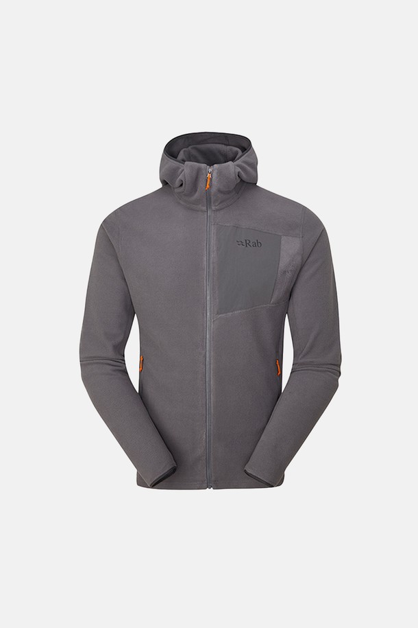 Rab(랩) 텍톤 후디 Graphene은 등산, 클라이밍, 일상에서 폭넓게 활용 가능한 미들웨이트 플리스 후디입니다. 부드러운 촉감과 흡습, 속건, UV 차단, 방풍, 보온 기능을 갖춰 사계절 내내 쾌적하게 착용할 수 있습니다. 스포티한 스타일의 무지 디자인으로, 레귤러핏에 긴 소매 기장을 가지고 있습니다. YKK 지퍼, 가슴 포켓, 핸드 포켓, 후드, 신축성 있는 소매단 등 아웃도어 활동에 필요한 다양한 특징을 갖추었습니다. 등산룩, 캐주얼룩으로 활용하여 활동성과 스타일을 동시에 잡을 수 있습니다.
