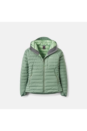 Rab 마이크로라이트 윈드스토퍼 후디(여) Dark Fig Green_GREEN-a