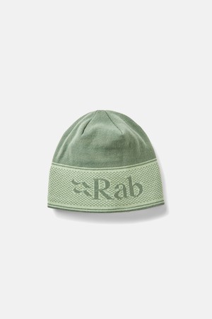 Rab 로고 밴드 비니 Dark Fig Green/Fig Green