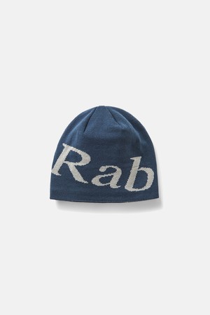 Rab 로고 비니 Tempest Blue/Light Zinc