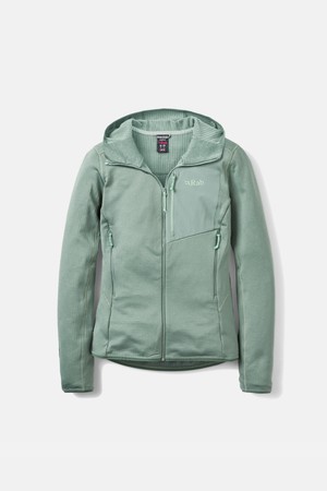 Rab 어센더 후디 (여) Dark Fig Gree