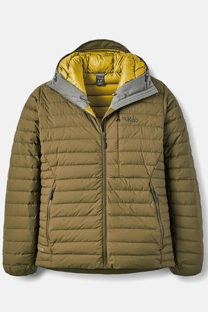 Rab 마이크로라이트 윈드스토퍼 후디 Oak